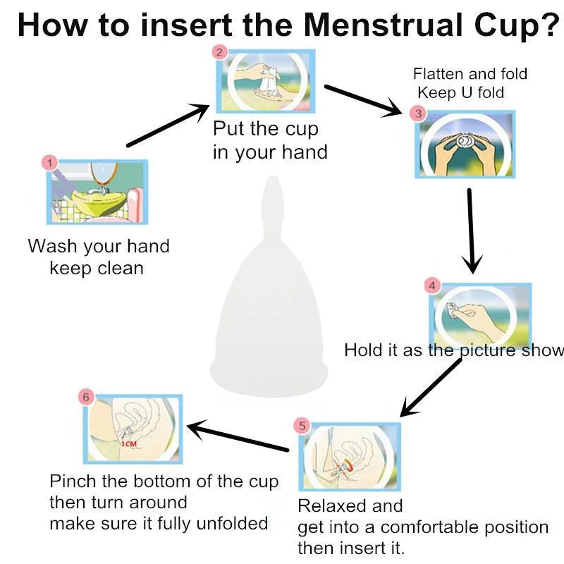 Многоразовый силиконовый для использования в медицине Менструальный стакан для женской гигиены женский период+ шариковый стерилизатор