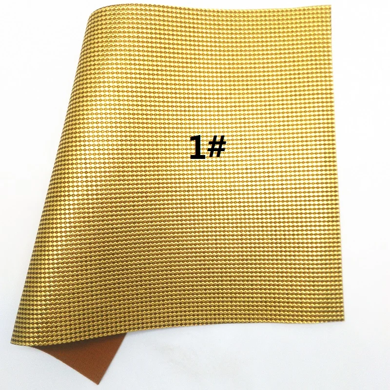 Желтая Лоскутная блестящая холщовая простыня, " x 11" бумага с блестками, лист из искусственной кожи, массивная бабочка для волос с блеском и ткань для сережек XM047 - Цвет: 1