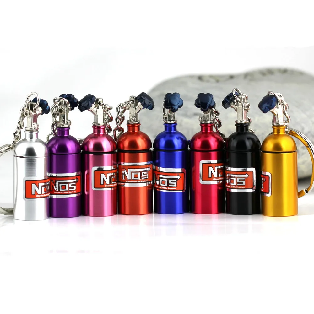 Kreative Neue Mini Nos Nitrous Oxide Flasche Schlusselanhanger Ring Keyfob Stash Pill Box Lagerung Turbo Schlusselanhanger Keychain Cover Keychain Clothkeychain Lovers Aliexpress