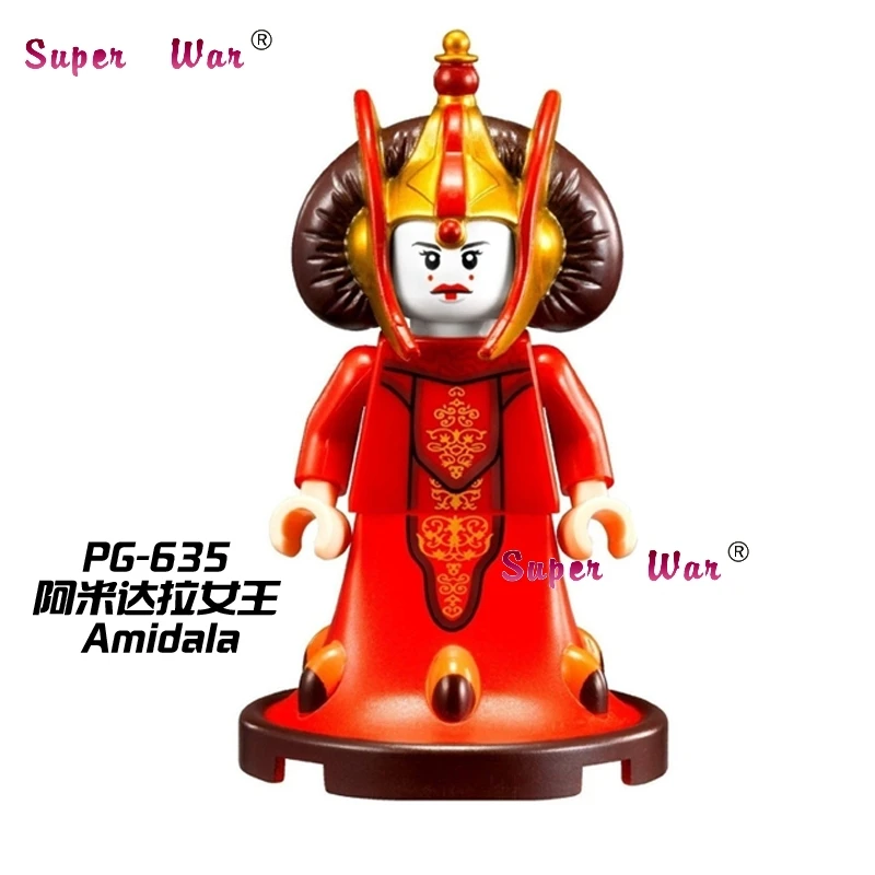 

Single Sale superhero marvel Queen Padme Amidala SW387 building blocks sets model bricks toys for children