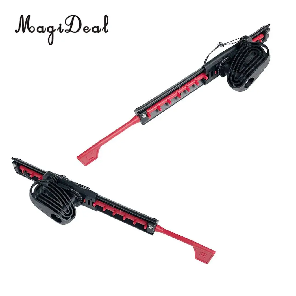 MagiDeal 1 Pair Durable Kayak Canoe Boat Adjustable Rudder Control Footrest Foot Brace Pedals Paddling Boards Rafting Access