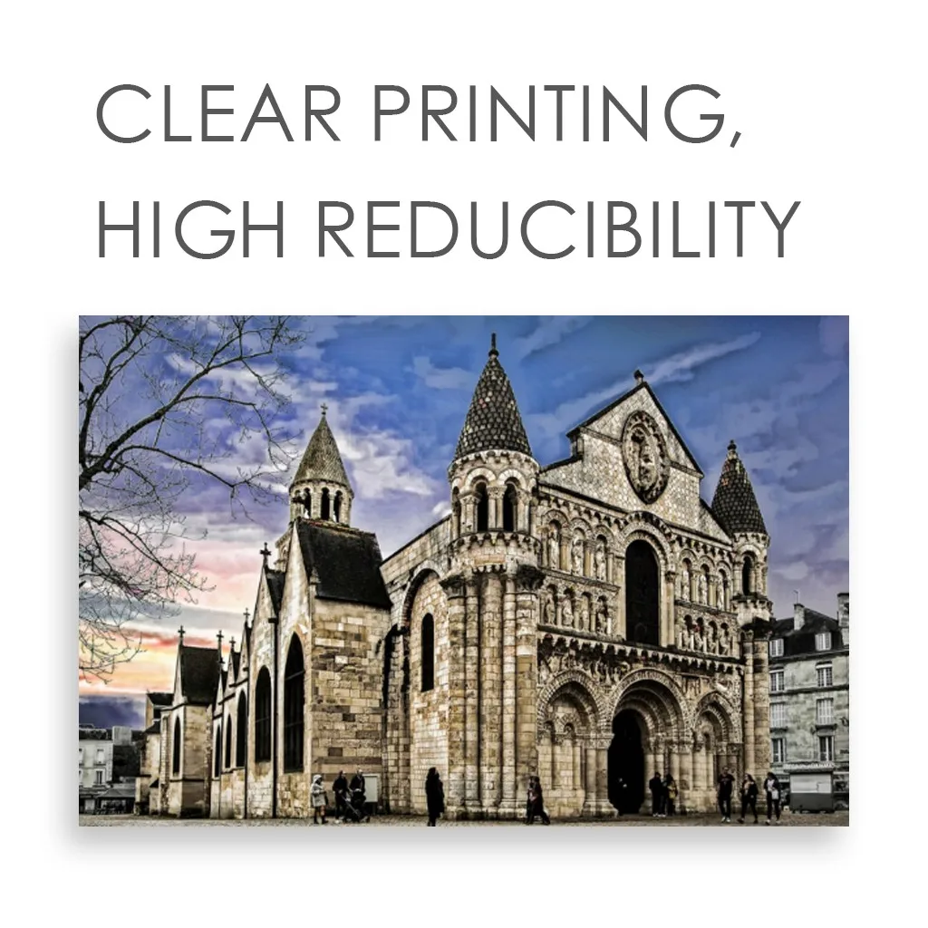 

1pc high quality Palaver Cathedral Paris Photo Print Sticker Decorative Painting Hanging Painting ornaments for home #WD
