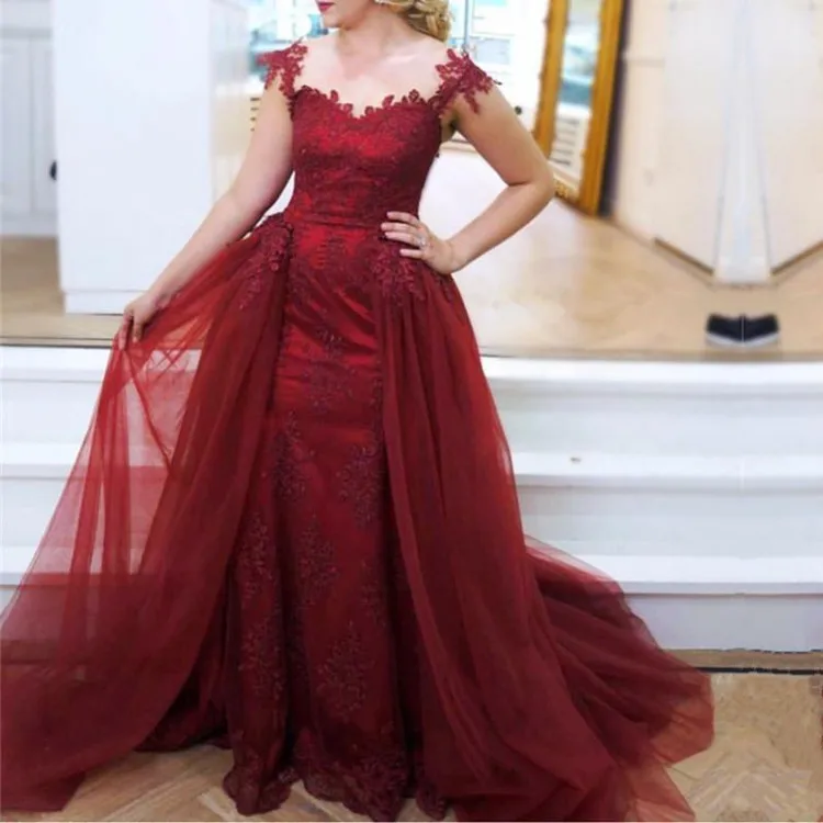 

Arabic Evening Gowns Dubai Overskirts Prom Dresses For Women Wear Applique Lace Up Romantic Engagement Dress Vintage robe longue