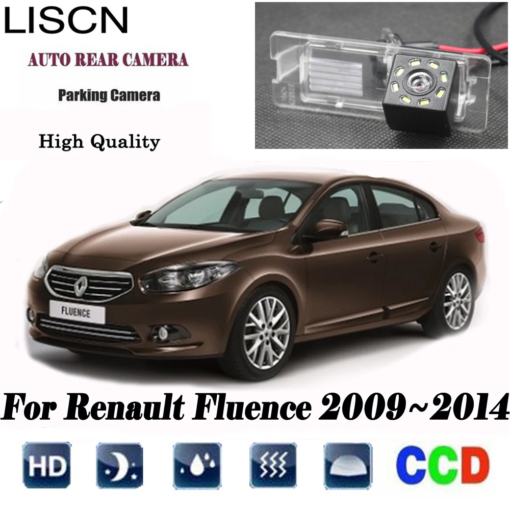 Камера заднего вида для Renault Fluence 2009 2010 2011 2012 2013 обратный Камера/CCD/Ночное видение/номерной знак Камера