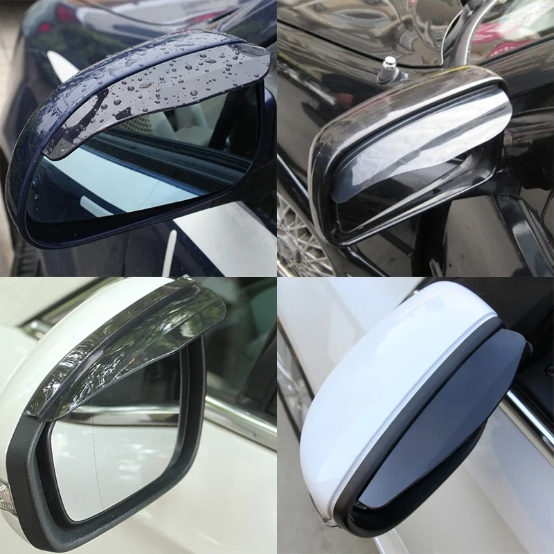 2 шт. ПВХ наклейка на зеркало заднего вида дождь бровей для Suzuki Vitara Swift Jimmy Samurai Alto Mitsubishi Lancer 10 Outlander ASX