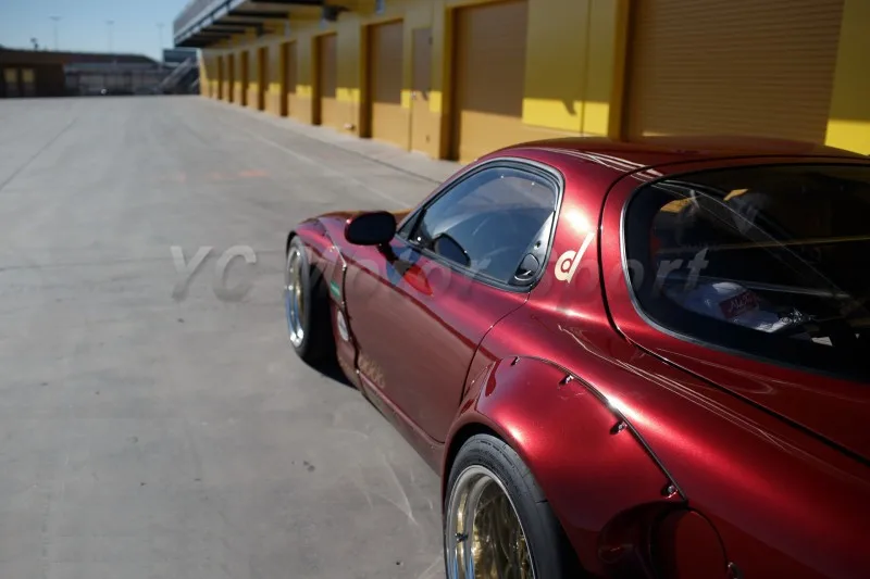 1992-1997 Mazda RX7 FD3S Rocket Bunny V2 Style Wide Body Kit (14)