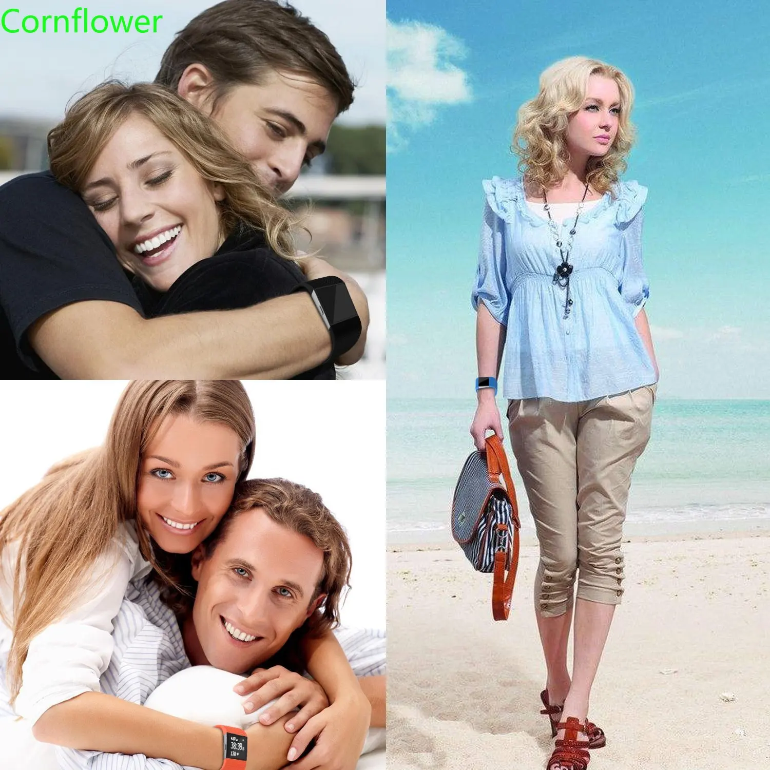 Acessório de Silicone Pulseira de Substituição para Fitbit Surge com Fivela de Metal Pulseira Fitness Pulseira de Relógio Feminina e Masculina Pequena - Image 2