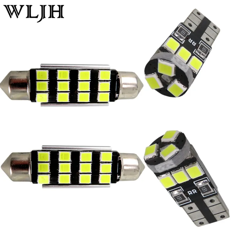 Baratos Wljh 20x blanco puro CANbus error libre coche LED cúpula vanidad Puddle footwell LED Kit de luz interior para BMW X5  E70 2007 2013