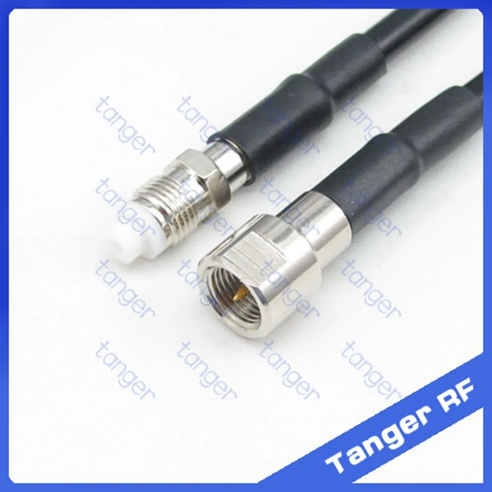 

Tanger FME male plug to FME female jack connector straight RF RG58 Pigtail Jumper Coaxial Cable 20inch 50cm High Quality