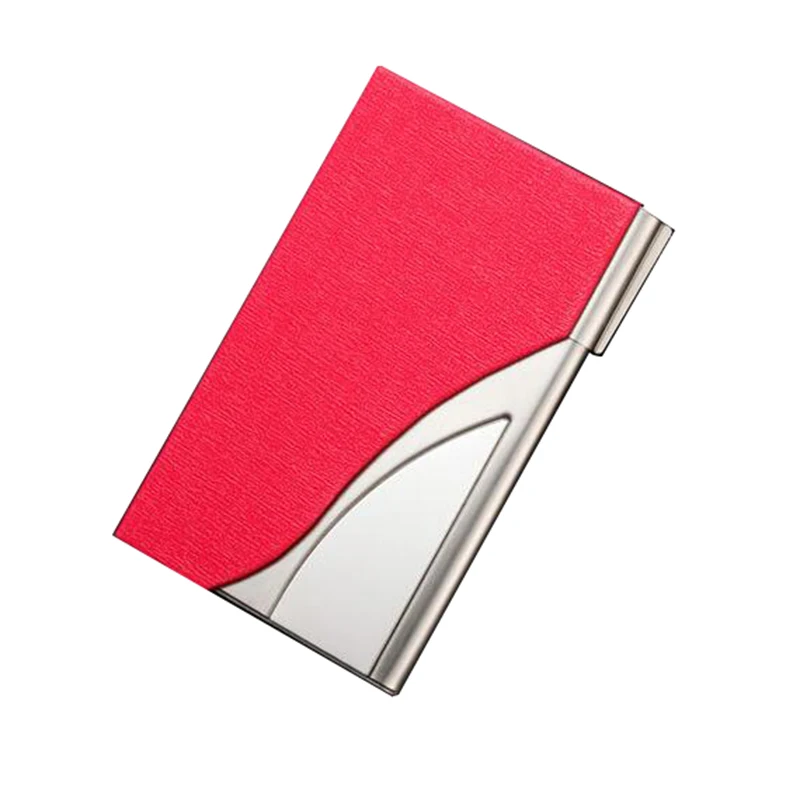 

Credit Card Holder Metal Name Card Case Travel Card Wallet Stainless Steel Bank Card Cover Business Style Gifts
