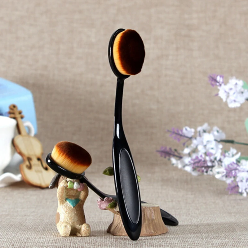 1PC Soft Makeup Brush Face Powder Foundation Brush Toothbrush Oval Makeup Brushes Cosmetic Makeup Tool