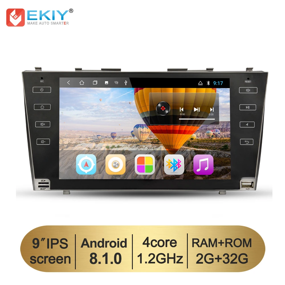 10.1/'/' IPS Android 8.1 Car Radio GPS Navi Buletooth For TOYOTA CAMRY 2006-2011