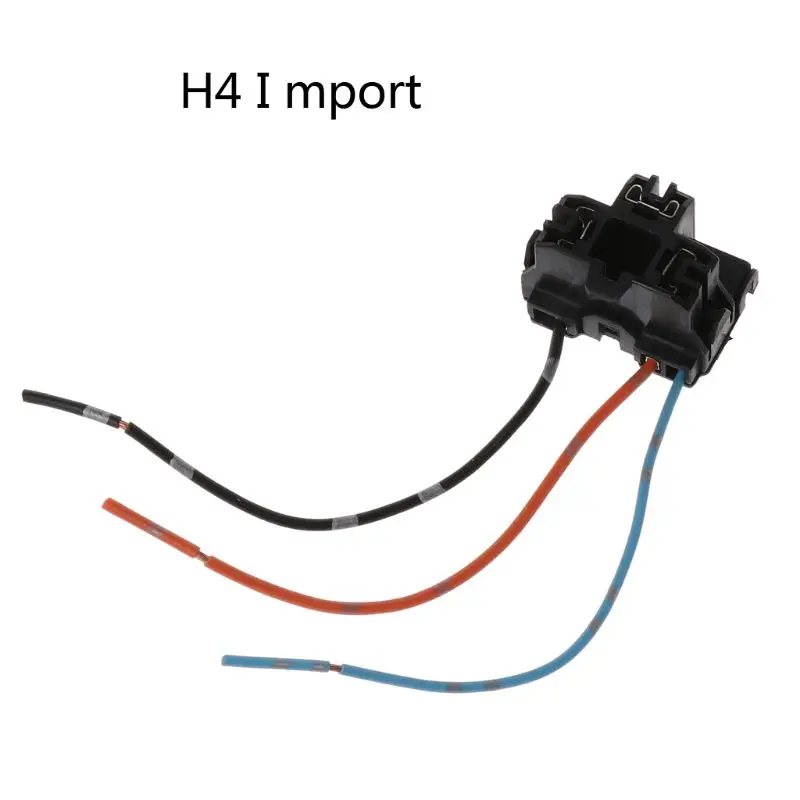 Импорт H4 автомобильные галогеновые лампы адаптер питания от сети Plug Соединительный разъем для проводов высокое качество