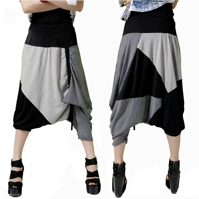 Pantalon Femme Bohemian Hip Hop Hippie Punk Fashion Casual Loose Harem