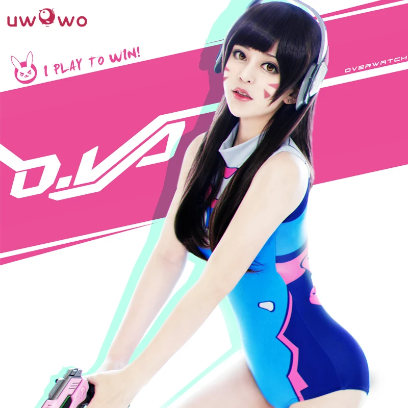 

UWOWO D.va Cosplay OW DVA Swimsuit Jumpsuits Costume DVA Swimsuit Uwowo D.va Cosplay Costume Girls