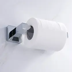 Полотенца настенный хромированный держатель ванная комната Принадлежности для туалета посуда с Винт Диспенсер Организатор Roll бумага