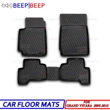 Для Suzuki Grand Vitara 2005-автомобильные коврики ковры авто коврики водонепроницаемый пылезащитный Стайлинг Защита интерьера