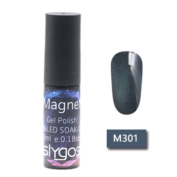 M301 SLYGOS 6 мл УФ светодиодный магнитный Гель-лак для ногтей кошачий глаз долговечный Портативный Магнитный Гель-лак для маникюра и педикюра - Цвет: M301