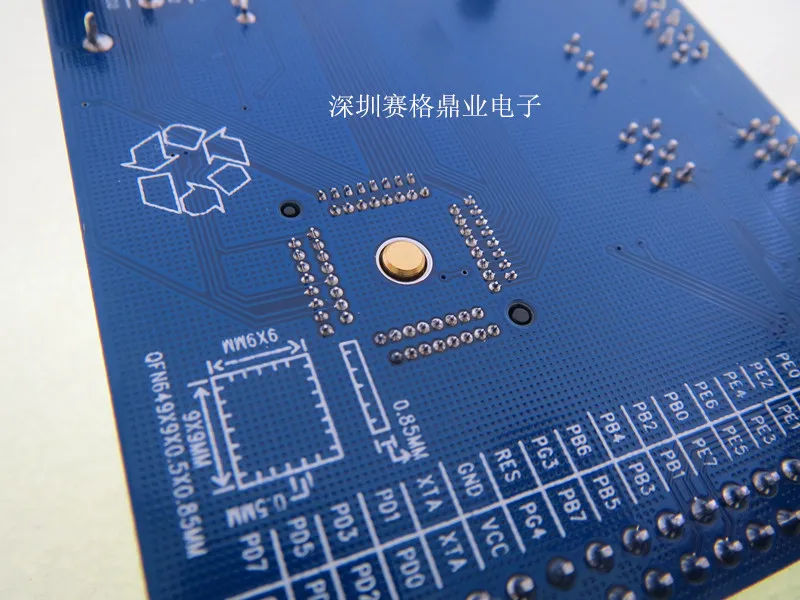 IC-SOCKET QFN64 тестовое сиденье для ATMEGA ATmega2561/mega325/mega165/mega128 тестовое сиденье тестовое гнездо тестовый стенд