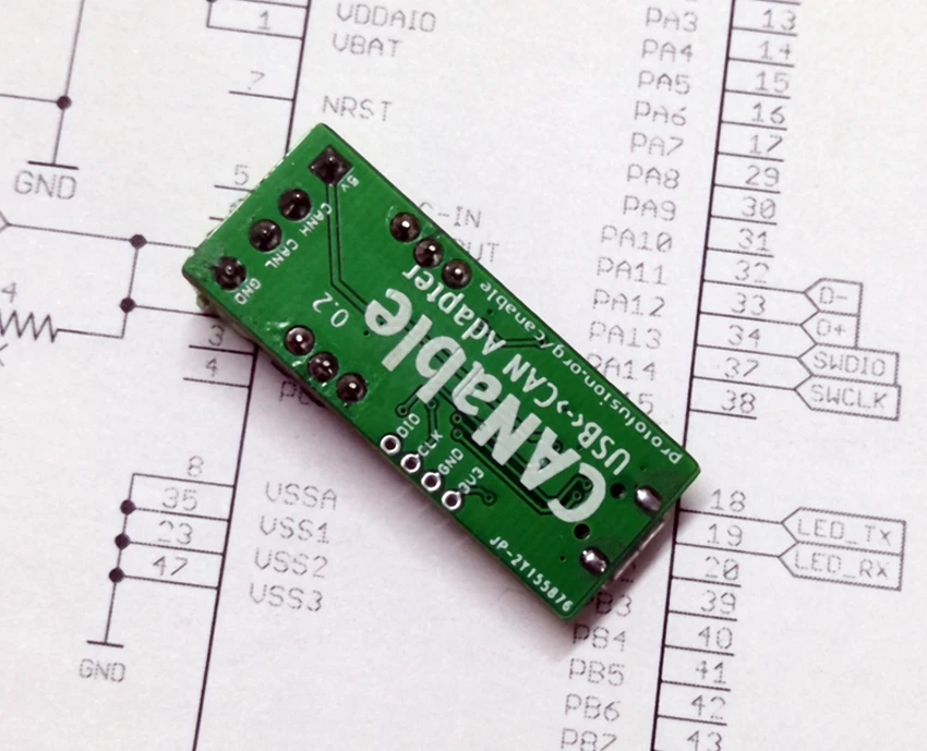 AZSMZ USB к CAN USB-CAN USB2CAN canbus отладчик анализатор адаптер CANtact CANable с открытым исходным кодом автомобильный инструмент github SocketCAN CANard