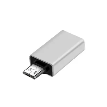 

Micro USB Male Plug to USB 3.0 OTG Plug Alloy Adapter