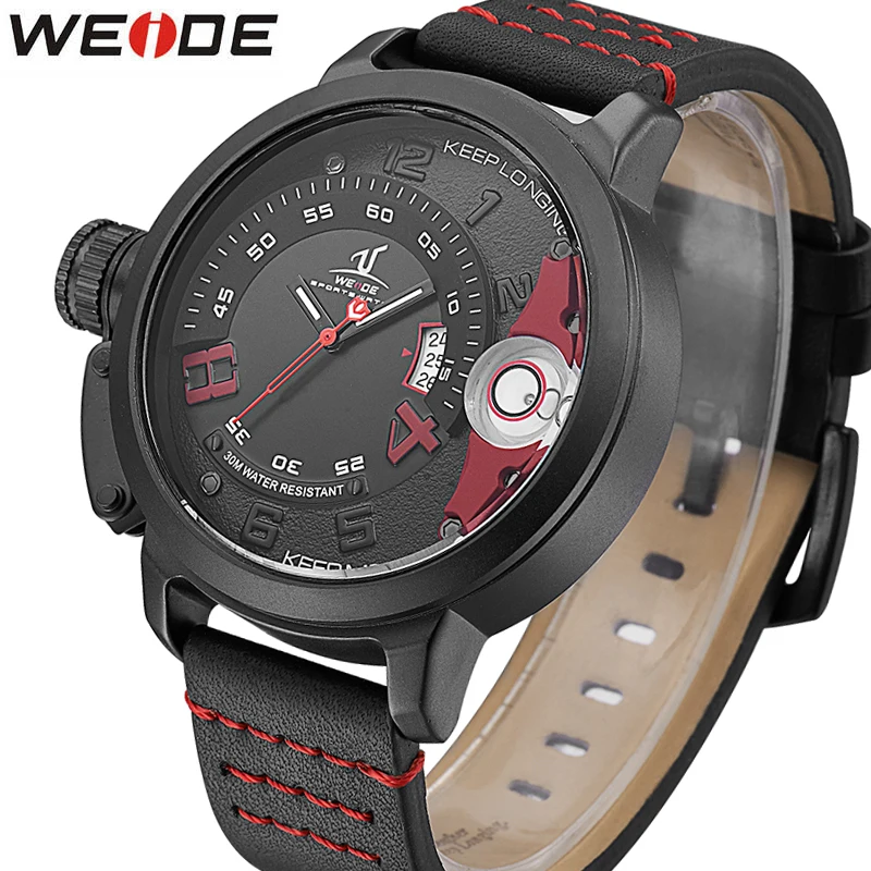 Новые часы WEIDE брендовые Роскошные Мужские кварцевые спортивные наручные