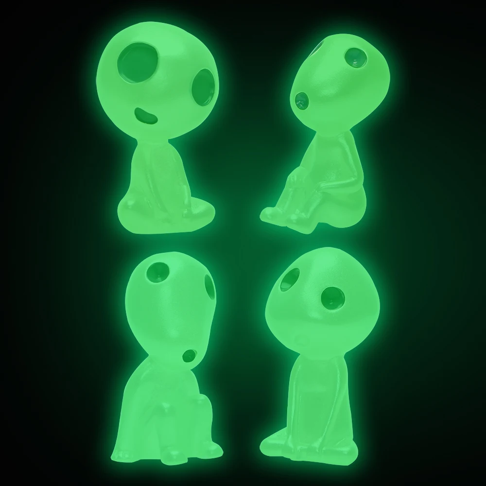 YOSOLO Mini Alien Dolls Cartoon Resin Luminous Car Ornament Auto Decoration Car-styling Interior Accessories YOSOLO Mini Alien Dolls Cartoon Resin Luminous Car Ornament Auto Decoration Car-styling Interior Accessories