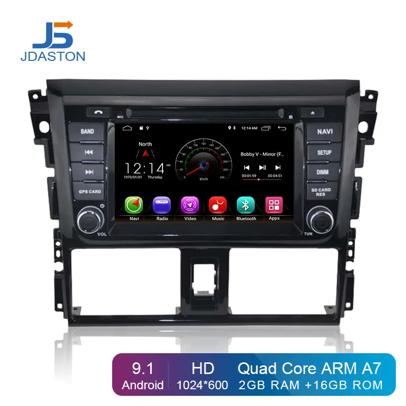 Best JDASTON Android 9.1 Car Multimedia Player For Toyota Yaris 2013 2014 2015 2 Din Car Radio GPS Navigation DVD CD IPS Stereo WIFI 0 Best JDASTON Android 9.1 Car Multimedia Player For Toyota Yaris 2013 2014 2015 2 Din Car Radio GPS Navigation DVD CD IPS Stereo WIFI 0