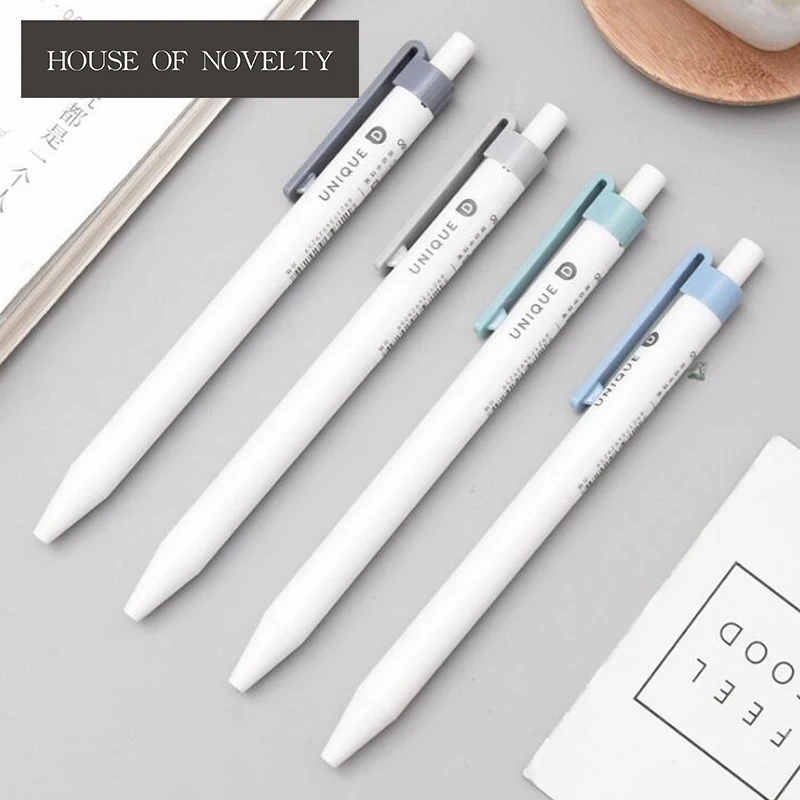 

3 pcs/lot Simple Impression Press Gel Pen Signature Pen Escolar Papelaria School Office Supply Promotional Gift