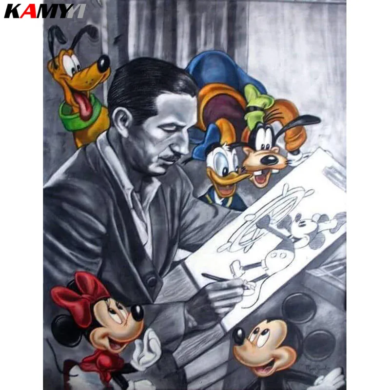 

Full Square/Round Drill 5D DIY Diamond Painting painter is painting cartoon Embroidery Cross Stitch Mosaic Rhinestone Decor HY