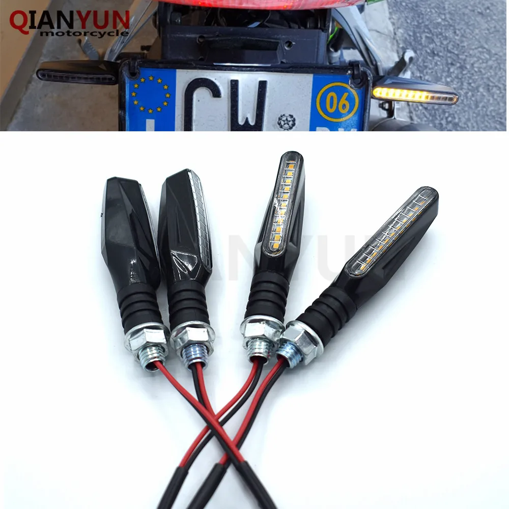 

Universal Motorcycle LED Flexible Turn Signal Indicator Amber Light For Kawasaki Z1000 2003-2006 ZX-10R 04-05 ZX-12R