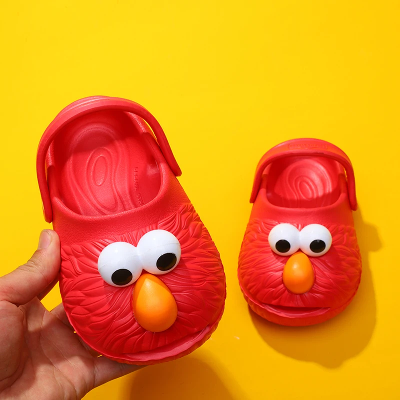Shoes Kids Mules Clogs Summer Boys Girls Flat Sandals Cartoon Beach Croc Fit charms/Flip Flops Slippers Hollow Children Shoes