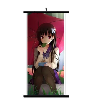 

November update Anime Sankarea Undying Love Rea Sanka & Mero Furuya Saoji Ranko Home Decor Wall Scroll Poster Decorative Picture