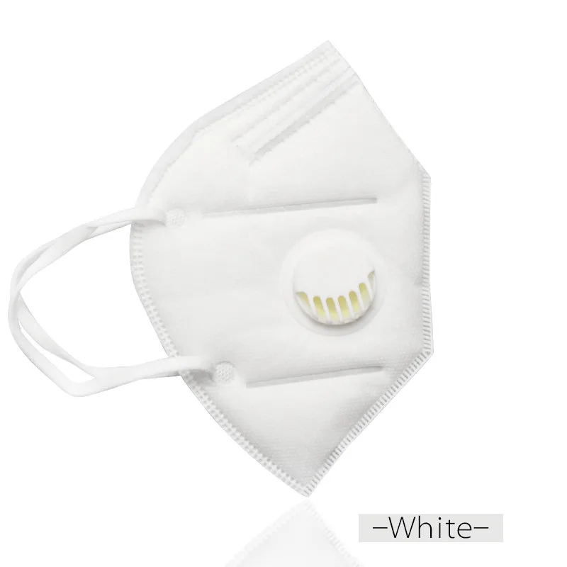 10 шт. пыленепроницаемые маски Анти-пыль дыхательный клапан Защитная крышка для лица красота и медицинский салон Ушная петля маски со ртом для лица макияж - Цвет: white
