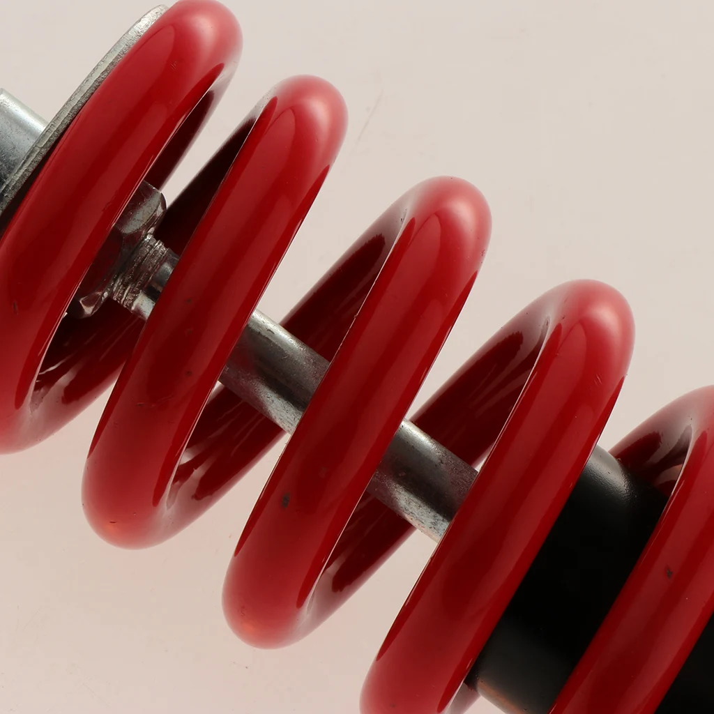 1 Pcs Universal 250mm 260mm Motorcycle Air Shock Absorber Rear Suspension For Motorcycle Scooter ATV Quad Red & Black 