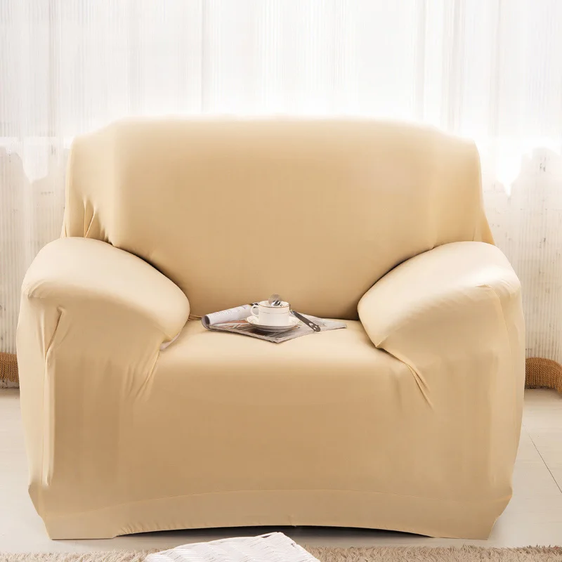 

Beige solid sofa set elastic stretch large stretch sofa sofa furniture set machine laundry cloth elastic chair skateboard sofa s