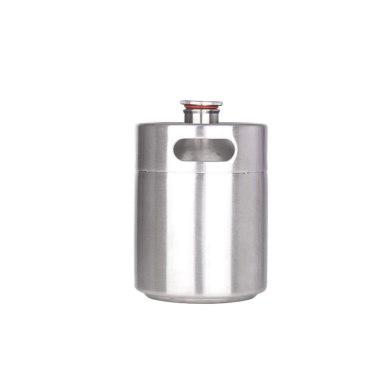Home Brew Beer Growler Stainless Swing Top Hip Flask Bottle Picnic 1L/2L 