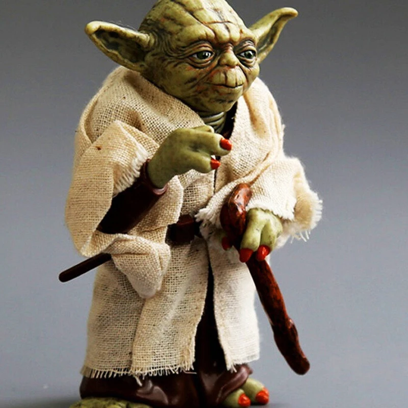 

Star wars Action Figure Toys Jedi Knight Master Yoda Stormtrooper High Quality PVC Action Toys 12cm Y6257