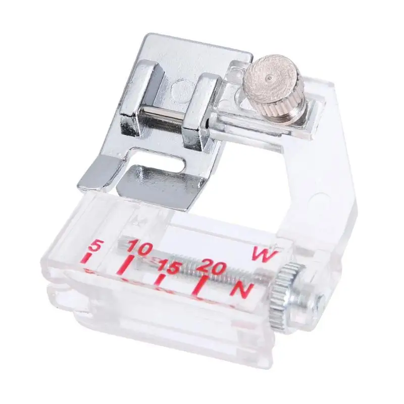 

1PC Adjustable Binder Foot Adjustable Bias Binder Presser Foot Feet for Sewing Machines Janome Binding Feet Foot