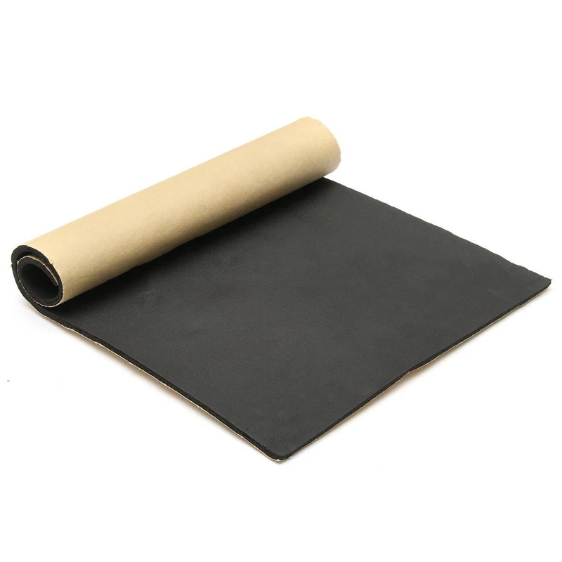 5mm Car Sound Proofing Deadening Van Boat Insulation Closed Cell Foam Heat Insulation Mat Door Roof Trunk Hood 30*50cm