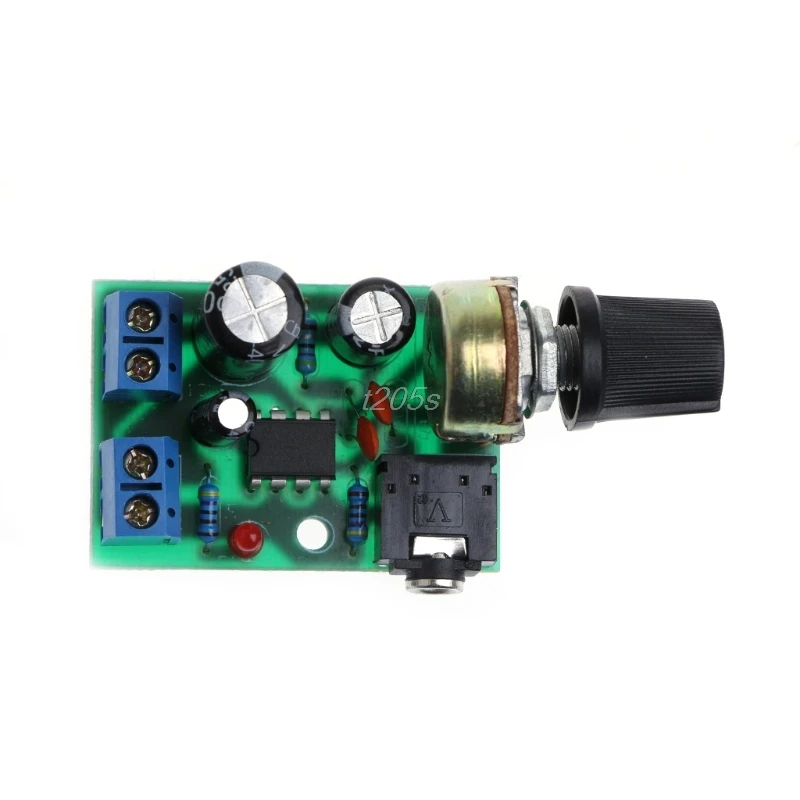 LM386 мини аудио усилитель мощности плата DC 3V ~ 12V 5V Модуль Регулируемый объем T25