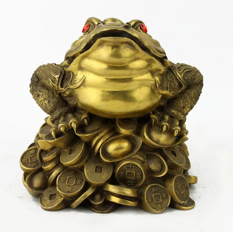 Большая Медная трехногая жаба, денежная жаба