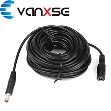 Vanxse cctv 10m(30ft) 2.1×5.5mm Dc 12v Power Extension Cable for Cctv Security Cameras Ip Camera Dvr Standalone