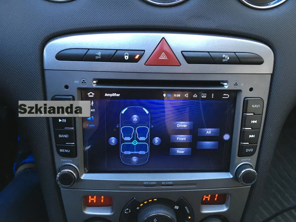 Excellent Grey Piano 2din Android 7.1 Multimedia Car DVD Navigation For Peugeot 408 308 308SW Auto radio Stereo head unit Wifi 4G SD Map 7