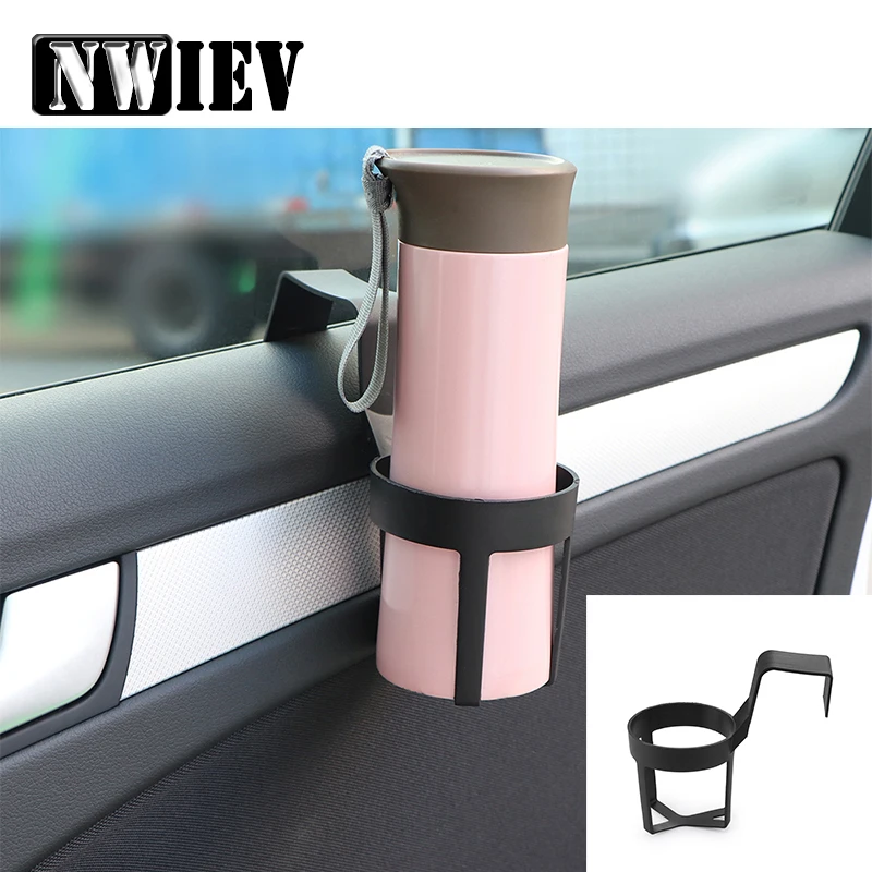 

NWIEV Car Bottle Drink Holder Water Cup Holder For Volkswagen BMW E46 E39 Mini Cooper Audi A4 B6 B8 A5 Ford Fiesta Kuga