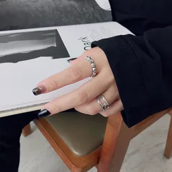 Silvology 925 Sterling Silver Irregular Rock Surface Rings Texture Handmade Minimalist Rings for Women Retro Elegant New Jewelry Silvology 925 Sterling Silver Irregular Rock Surface Rings Texture Handmade Minimalist Rings for Women Retro Elegant New Jewelry