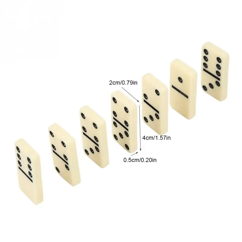 discount  28Pcs/Set Wooden Domino Board Games Domino Toys Travel Funny Table Game 2018 Kid Children Education