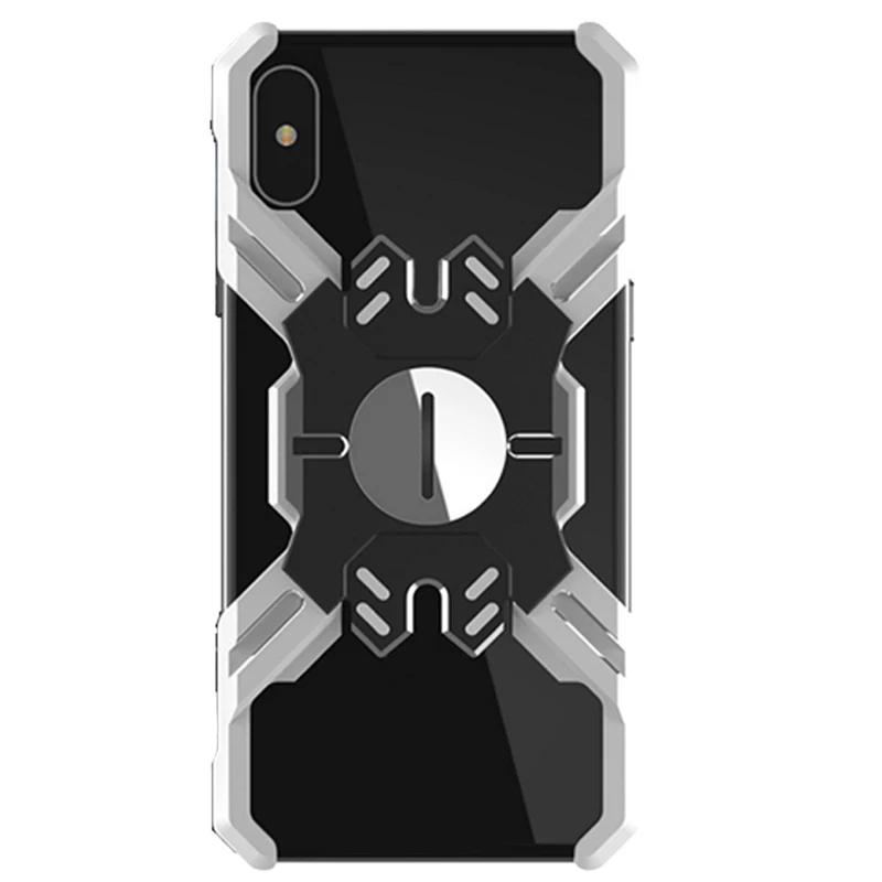 Metal Bumper Frame Case for iPhone 6 7 8,Heavy Duty Armor Shockproof Aluminum Alloy Protective Cover Shell