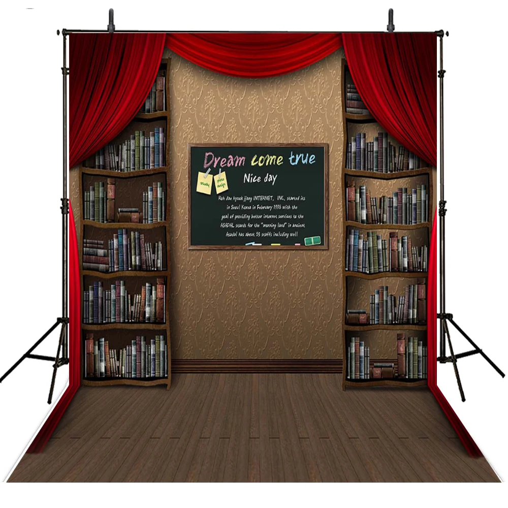 Books Photography Backdrops Kids Vinyl Backdrop For