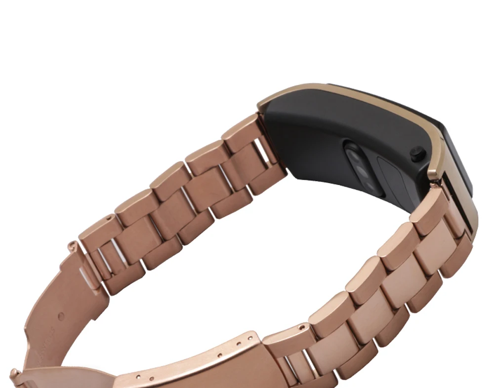 18 мм ремешок для часов из нержавеющей стали металлический ремешок подходит для huawei B5 браслет сменный стальной ремешок мужской женский браслет